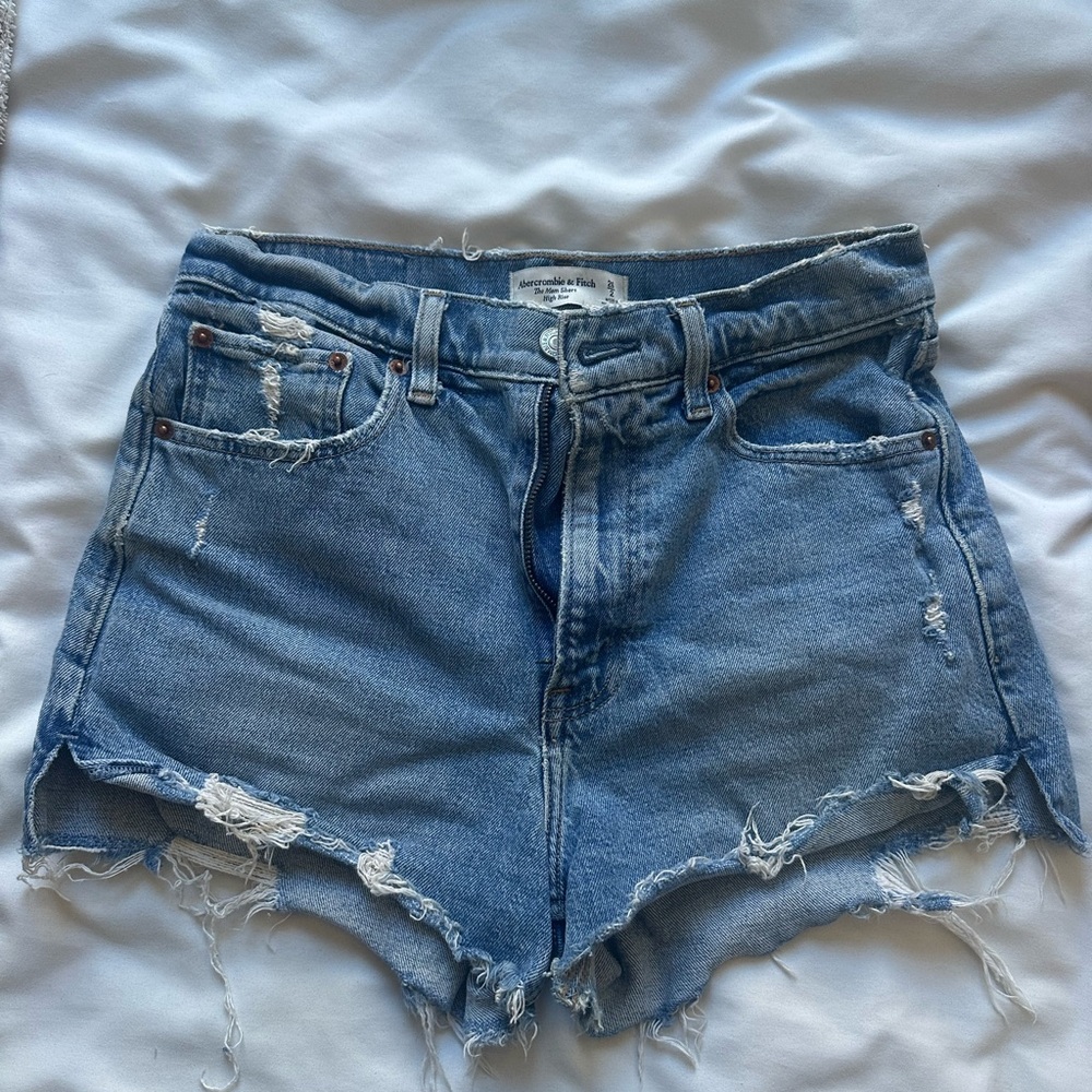 Abercrombie & Fitch High Rise Jean Shorts
